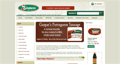 Desktop Screenshot of gasparssausage.com